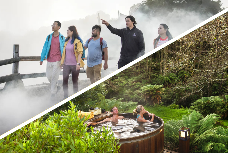 Rotorua Highlights including Te Puia & Secret Spot Hot Tubs Small Group Tour from Auckland - Photo 1 of 13